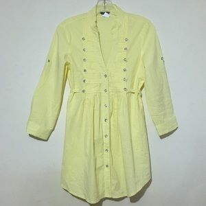 Solution Yellow Shirt Dress
